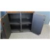 Image 8 : Modern Metal & Wood 4-Door 6-Shelf Office Cabinet