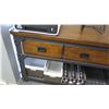 Image 2 : Modern Metal & Wood Console Table 3 Drawers & Undershelf