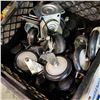 Image 2 : BLACK CRATE OF CASTORS