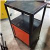 Image 2 : BLACK METAL ROLING CART W/ POWER