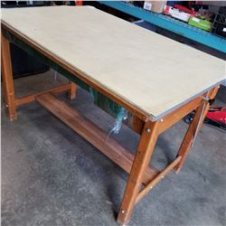 OAK WORK BENCH