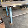 Image 2 : HEAVY DUTY REINFORCED 3/4 STEEL TOP SHOP TABLE