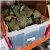 Image 1 : TOTE OF MILITARY TACTICAL BELTS, POUNCHES, NOMEX PANTS