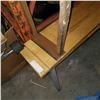 Image 2 : 2 MAPLE AND METAL BENCHES