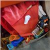 Image 1 : 2 BOXES OF KIDS TOYS, BAG OF NERF GUNS
