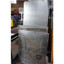 3 SECTIONS OF STAINLESS STEEL