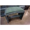 Image 2 : PAINTED 5 DRAWER VANITY DRESSER W/ MIRROR AND STOOL ANTIQUE