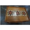 Image 2 : TEAK BRDR FURBO 2 TIER ROLLING FILE TOP STAND
