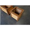 Image 2 : SET OF 3 CEDAR PLANTER BOXES