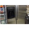 Image 2 : AMANA STAINLESS SIDE BY SIDE FRIDGE WITH FREEZER GUARANTEED TESTED AND WORKING