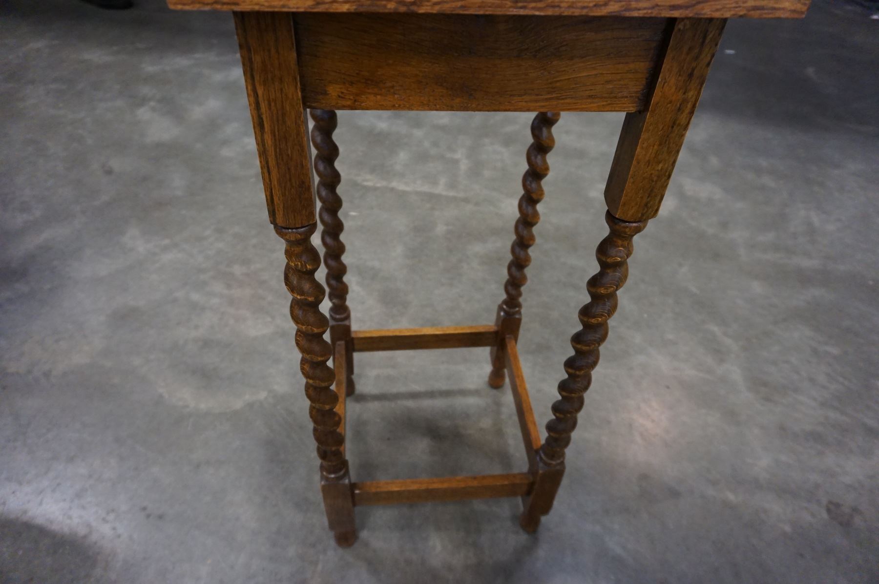 Barley twist plant stand