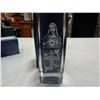 Image 2 : LOT OF 2 CRYSTAL WORLD ETCHED CRYSTAL DECOR