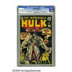 The Incredible Hulk #1 (Marvel, 1962) CGC VF- 7.5