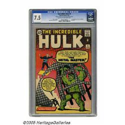 The Incredible Hulk #6 (Marvel, 1963) CGC VF- 7.5
