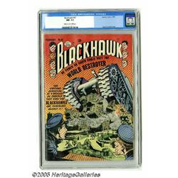 Blackhawk #61 (Quality, 1953) CGC NM- 9.2 Off-whi