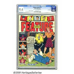 Feature Comics #75 San Francisco pedigree (Qualit