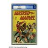 Image 1 : Masked Marvel #2 (Centaur, 1940) CGC VG+ 4.5 Off-