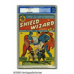 Shield-Wizard Comics #1 (MLJ, 1940) CGC VF+ 8.5 O