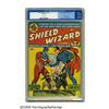 Image 1 : Shield-Wizard Comics #1 (MLJ, 1940) CGC VF+ 8.5 O