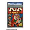 Image 1 : Smash Comics #11 (Quality, 1940) CGC VF 8.0 Off-w