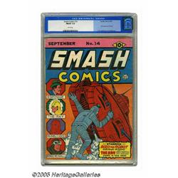 Smash Comics #14 (Quality, 1940) CGC FN/VF 7.0 Wh