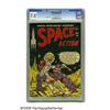 Image 1 : Space Action #3 (Ace, 1952) CGC VF- 7.5 Off-white