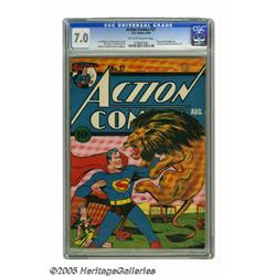 Action Comics #27 (DC, 1940) CGC FN/VF 7.0 Off-wh