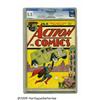 Image 1 : Action Comics #33 (DC, 1941) CGC FN- 5.5 White pa