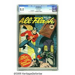 All-Flash #7 Double Cover (DC, 1942) CGC VF 8.0 O