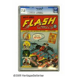 Flash Comics #4 (DC, 1940) CGC FN/VF 7.0 Off-whit