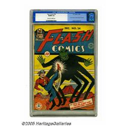 Flash Comics #24 (DC, 1941) CGC VG/FN 5.0 Cream t