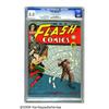 Image 1 : Flash Comics #57 (DC, 1944) CGC VF 8.0 Off-white 