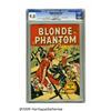 Image 1 : Blonde Phantom #13 (Timely, 1947) CGC VF/NM 9.0 O