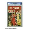 Image 1 : Blonde Phantom #18 (Timely, 1948) CGC VF- 7.5 Off