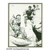 Image 1 : Frank Frazetta - Indian Fighter Illustration Orig