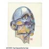 Image 1 : Kelly Freas - Robot Head Illustration Original Ar