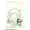 Image 1 : Daan Jippes - Mickey Mouse #231 Cover Original Ar