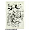 Image 1 : Rudy Palais - Speed Comics #39 Cover Original Art