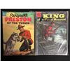 Image 1 : VINTAGE DELL COMICS BOOK LOT (SERGEANT PRESTON OF THE YUKON/ KING OF THE ROYAL MOUNTED)