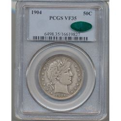 1904 Barber Half Dollar PCGS VF35