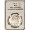 Image 1 : 1889 $1 Morgan Silver Dollar Coin NGC MS64