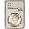 Image 1 : 1883-O $1 Morgan Silver Dollar Coin NGC MS64