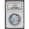 Image 1 : 1885 $1 Morgan Silver Dollar Coin NGC MS64DPL