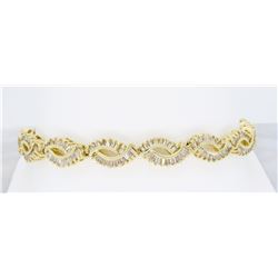 14KT Yellow Gold 2.08ctw Diamond Bracelet