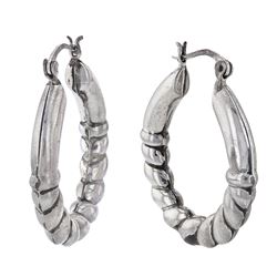 SILVER Hoop Earrings