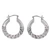 Image 2 : SILVER Hoop Earrings