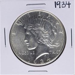 1934 $1 Peace Silver Dollar Coin