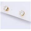 Image 3 : 14KT Yellow Gold 1.00ctw Diamond Earrings