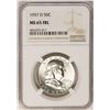 Image 1 : 1957-D Franklin Half Dollar Coin NGC MS65FBL