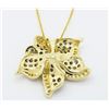 Image 5 : Levian 14KT Yellow Gold 1.50ctw Diamond Pendant with Chain